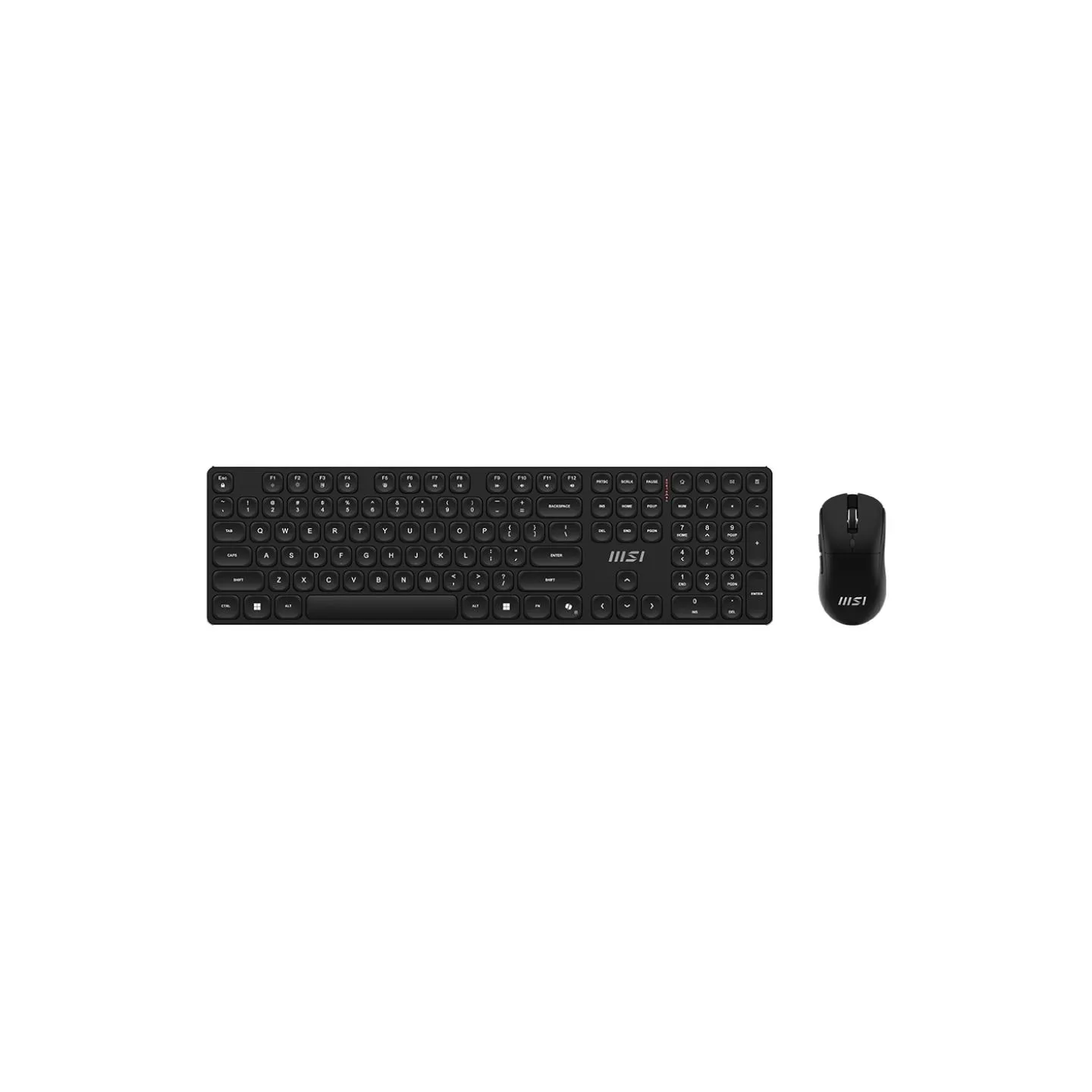 MSI | FORGE K210 | Keyboard and Mouse Set | Wireless | Mouse included | US | Scissor | Black