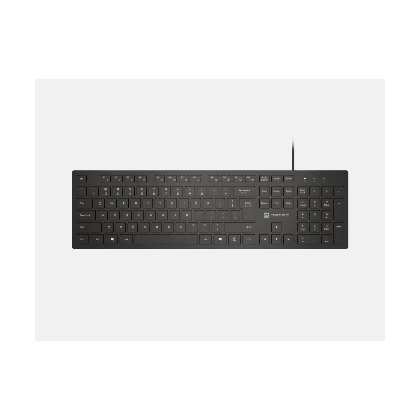 Natec | Herring | Keyboard | Wired | US | Black