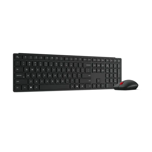Lenovo Multi-Mode Pro Combo Keyboard and Mouse 6000-US Euro | Keyboard and Mouse Set | Wireless | Mouse included | Bluetooth | U