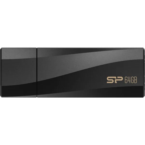 Silicon Power | USB Flash Drive | Blaze Series B07 | 64 GB | Type-A USB 3.2 Gen 1 | Black