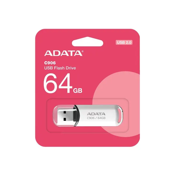 A-Data ADATA | USB Flash Drive | C906 | 64 GB | USB 2.0 | White