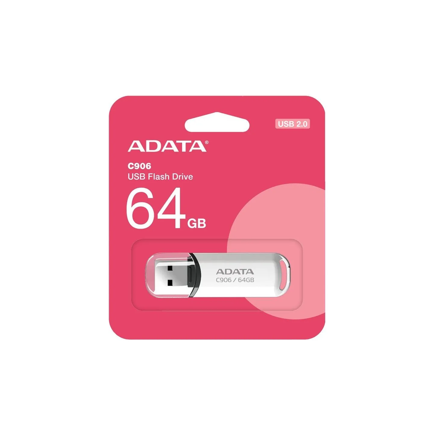 A-Data ADATA | USB Flash Drive | C906 | 64 GB | USB 2.0 | White