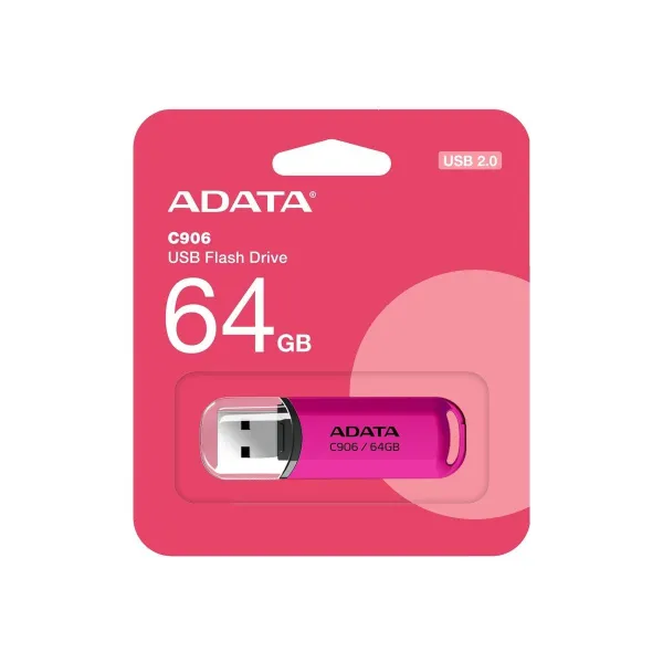 A-Data ADATA | USB Flash Drive | C906 | 64 GB | USB 2.0 | Pink