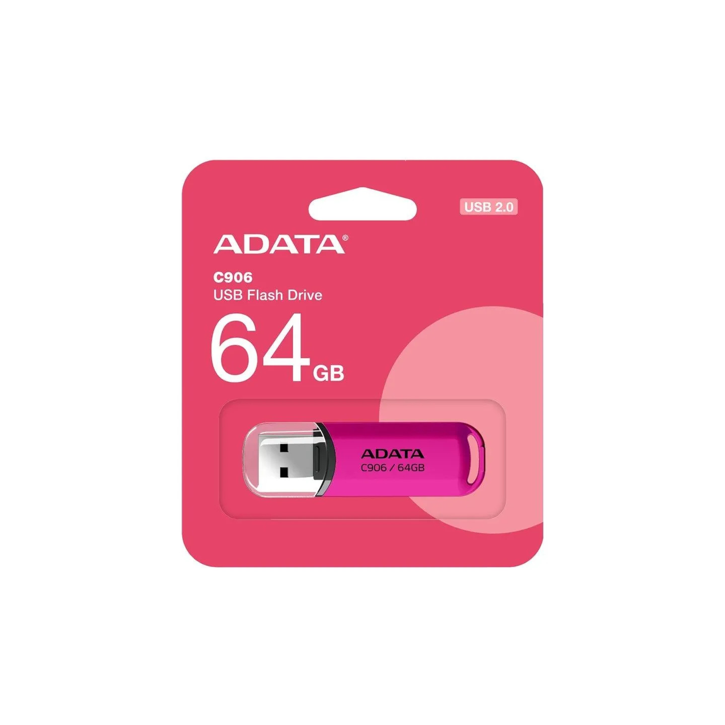 A-Data ADATA | USB Flash Drive | C906 | 64 GB | USB 2.0 | Pink