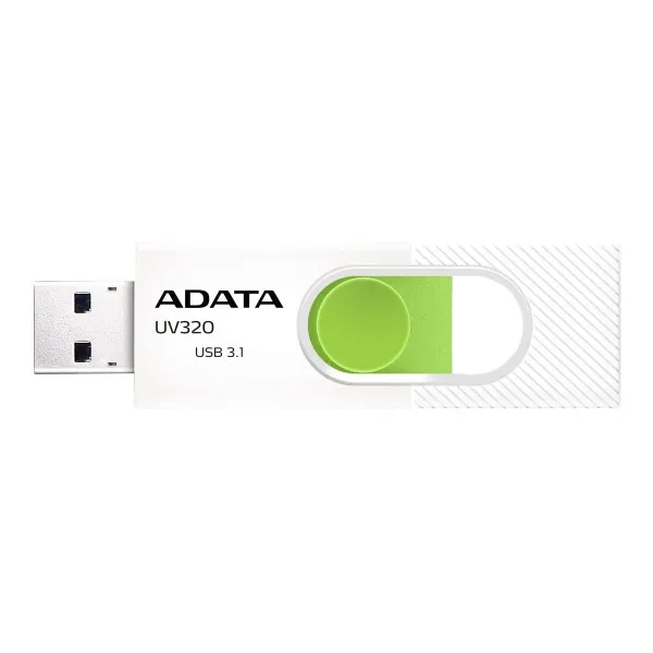 A-Data ADATA | USB Flash Drive | UV320 | 128 GB | USB 3.2 Gen1 | White/Green
