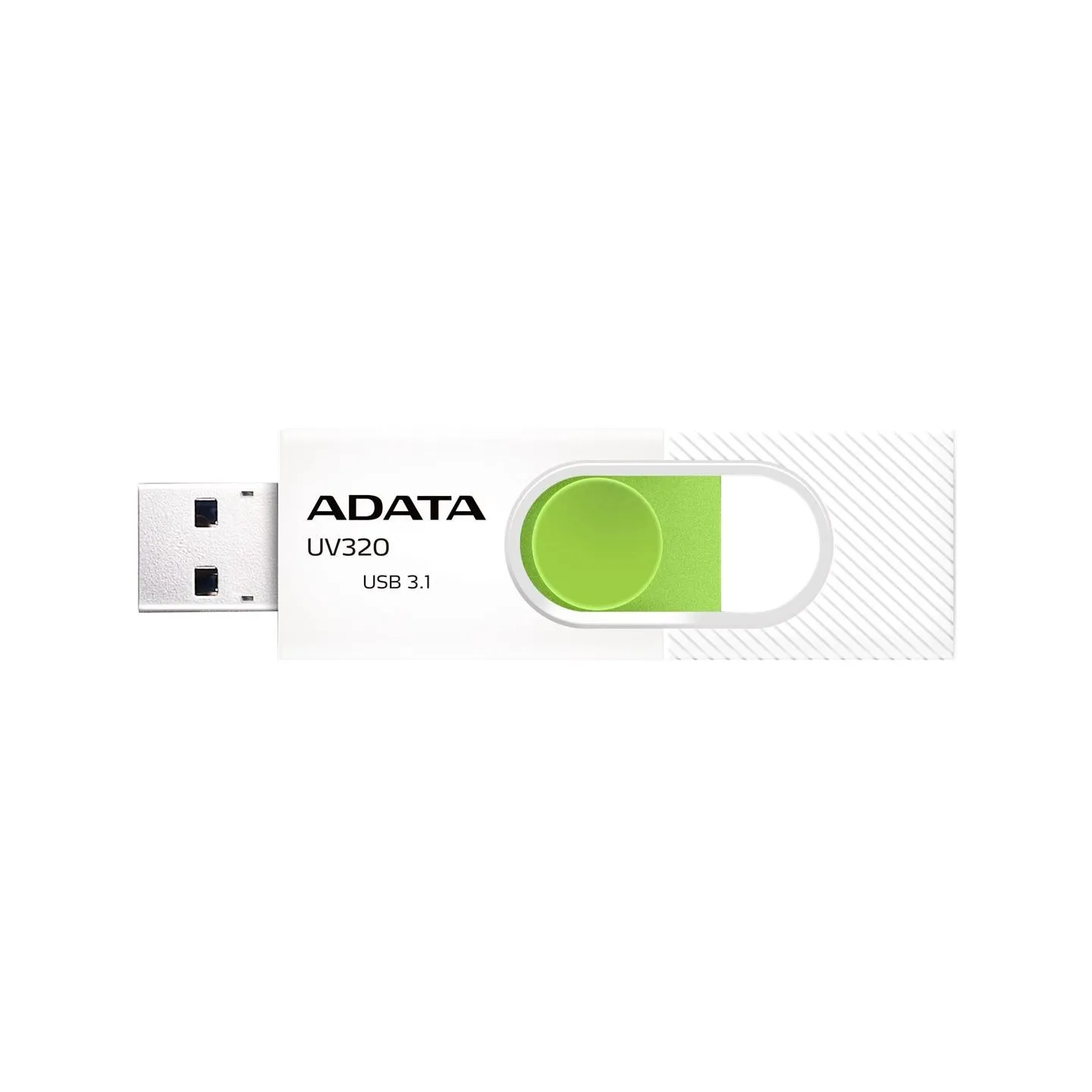 A-Data ADATA | USB Flash Drive | UV320 | 128 GB | USB 3.2 Gen1 | White/Green
