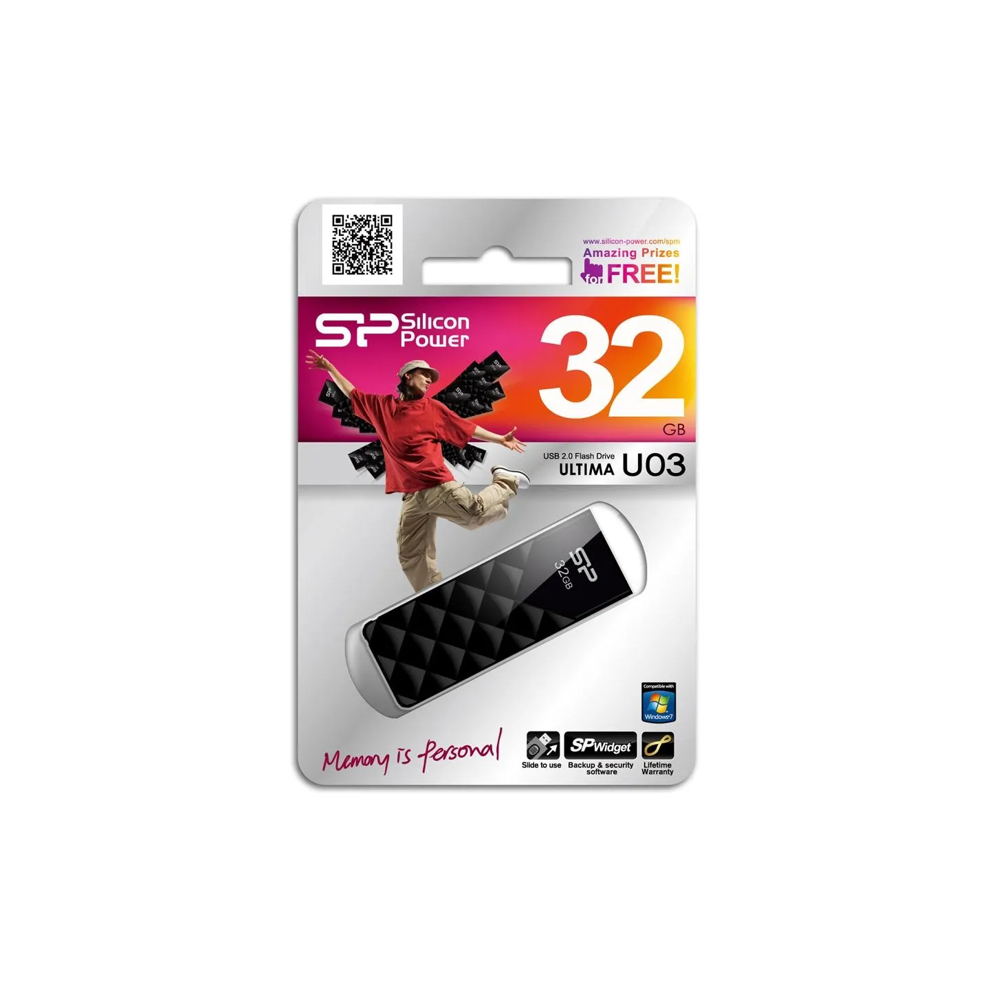 Silicon Power | Ultima U03 | 32 GB | USB 2.0 | Black