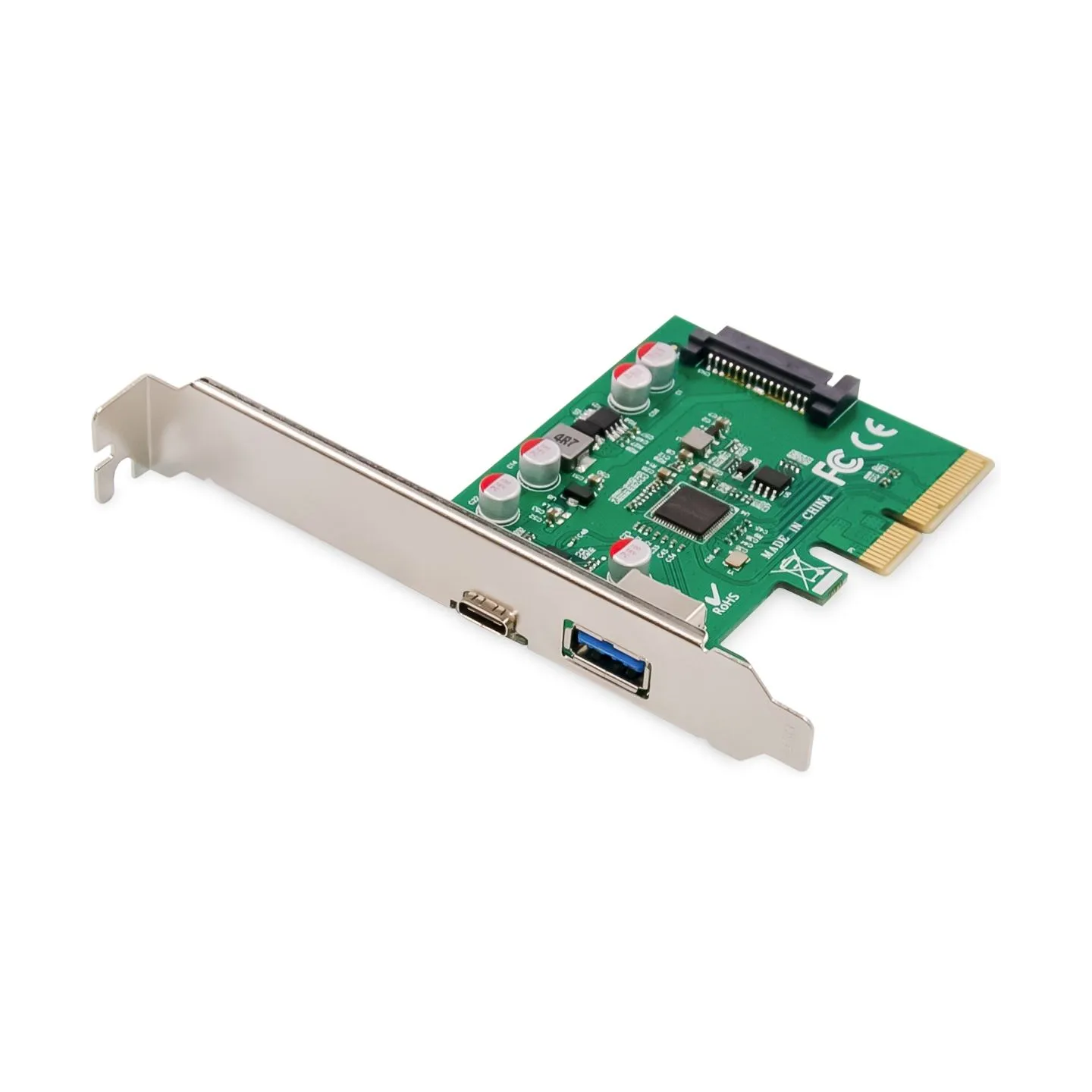 Digitus | PCIe card, USB-C 3.1 Gen 2, 10Gpbs, USB-A 3.1 | DS-30225