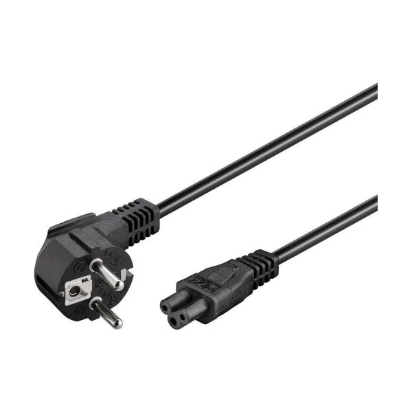 Goobay | Power supply cord (CEE/7/7 to mickey), angled | 68004 | Black