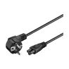 Goobay | Power supply cord (CEE/7/7 to mickey), angled | 68004 | Black