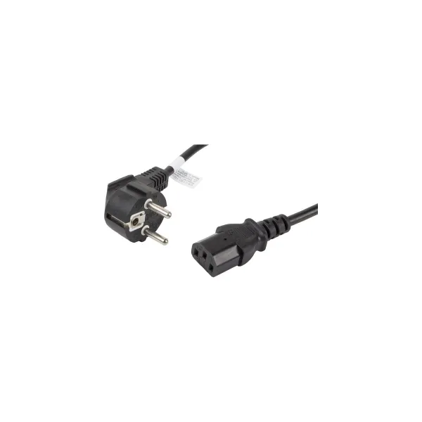 Lanberg | CEE 7/7 to IEC 320 C13 Power Cord | CA-C13C-11CC-0018-BK