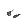 Lanberg | CEE 7/7 to IEC 320 C13 Power Cord | CA-C13C-11CC-0018-BK