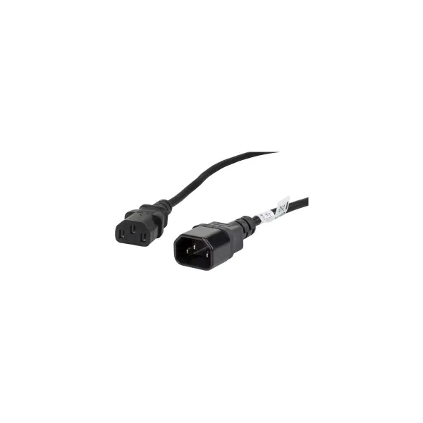 Lanberg | IEC 320 C13 to C14 Cable | CA-C13E-11CC-0018-BK