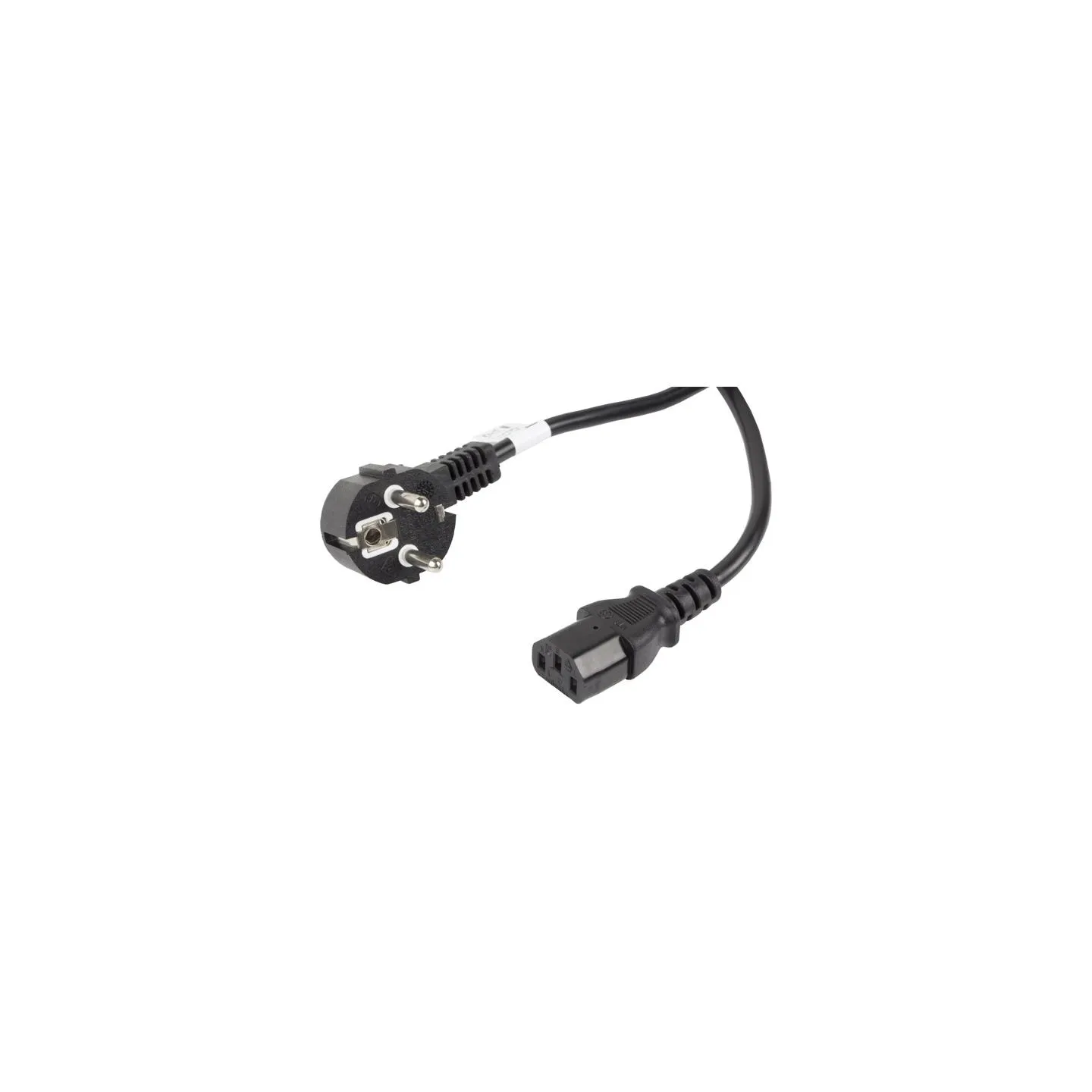 Lanberg | CEE 7/7 to IEC 320 C13 Power Cord | CA-C13C-11CC-0100-BK