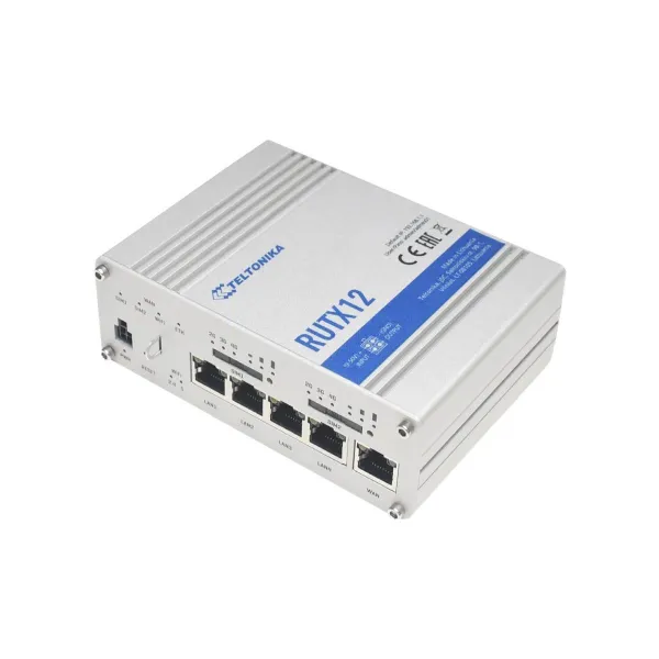 Teltonika Dual LTE Cat 6 Router | RUTX12 | 802.11ac | 867 Mbit/s | 10/100/1000 Mbit/s | Ethernet LAN (RJ-45) ports 4 | Mesh Supp