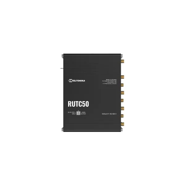 Teltonika Industrial 5G Router with Wi-Fi 6 | RUTC5020 | 802.11ax | 10/100/1000 Mbit/s | Ethernet LAN (RJ-45) ports 5 | Mesh Sup