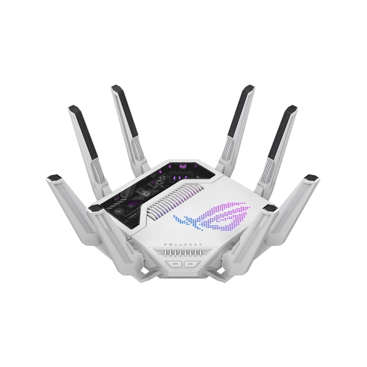 Asus WiFi 7 Tri-band Gaming Router | ROG Rapture GT-BE19000AI | 802.11ax | 10/100/1000 Mbit/s | Ethernet LAN (RJ-45) ports 1 | M