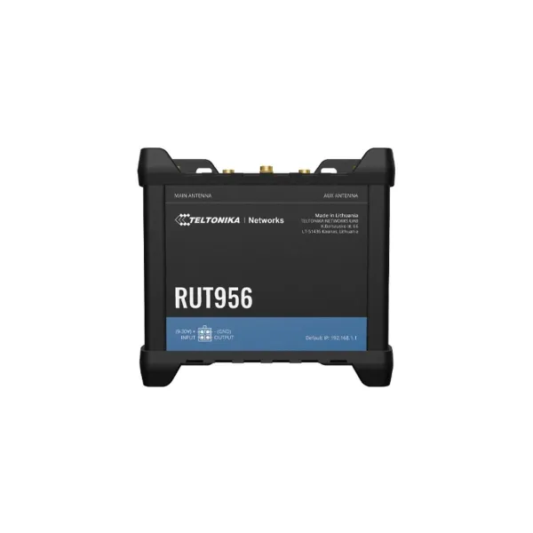 Teltonika Industrial Router | RUT956 | 802.11n | 10/100 Mbit/s | Ethernet LAN (RJ-45) ports 4 | Mesh Support No | MU-MiMO No | 2