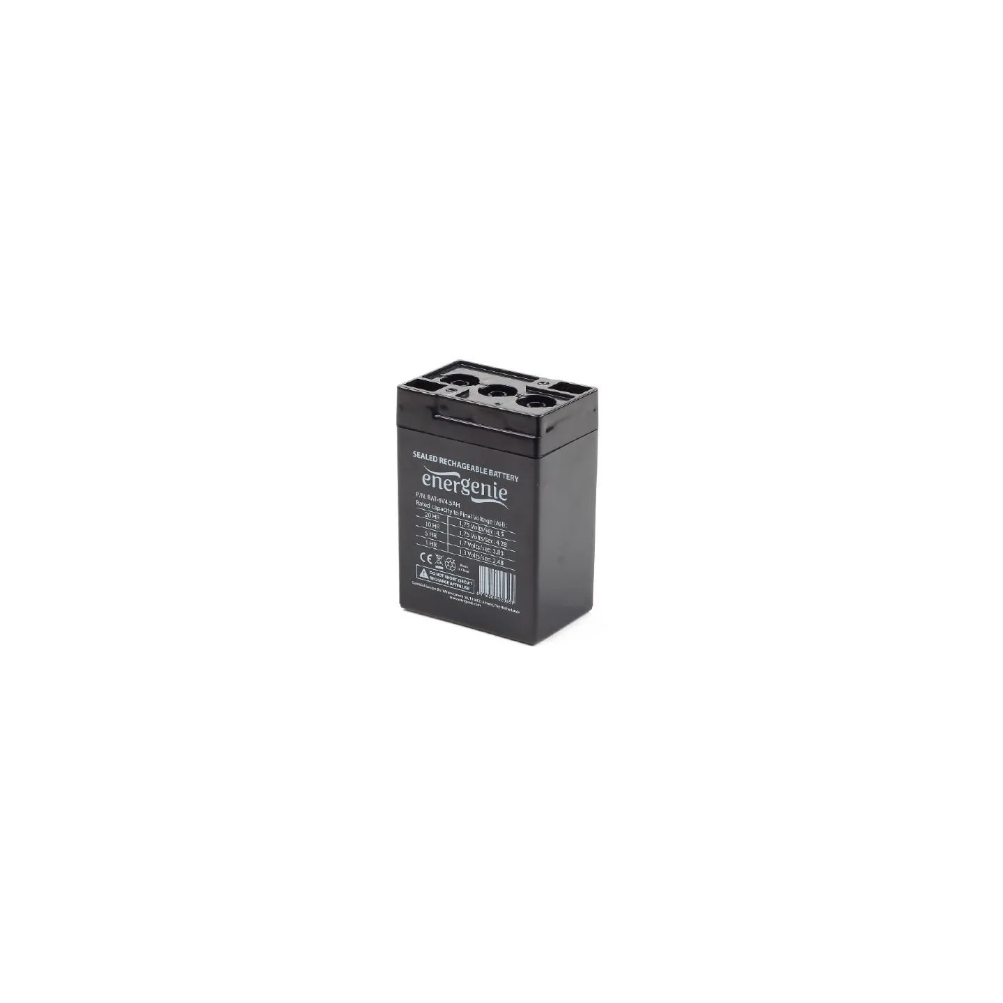 Energenie | Rechargeable battery for UPS | BAT-6V4.5AH