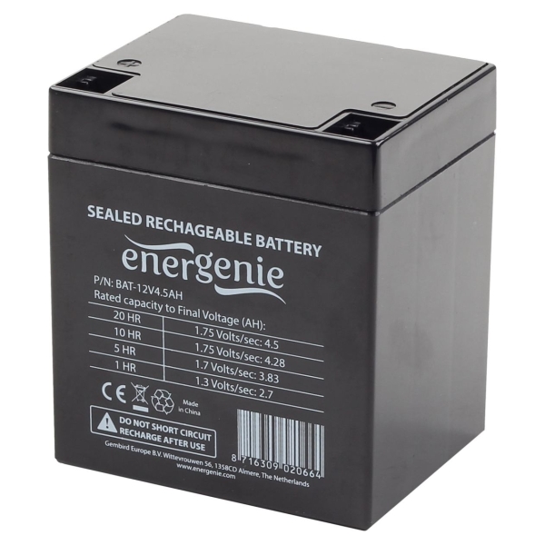 Energenie | UPS battery, 12V, 4.5 Ah | BAT-12V4.5AH
