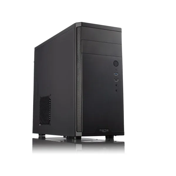 Fractal Design | CORE 1100 | Black | Micro ATX | ATX PSUs, up to 185mm if a typical-length optical drive is mounted