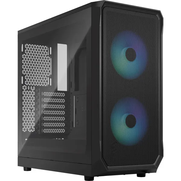 Fractal Design | Focus 2 | Side window | RGB Black TG Clear Tint | Midi Tower | ATX