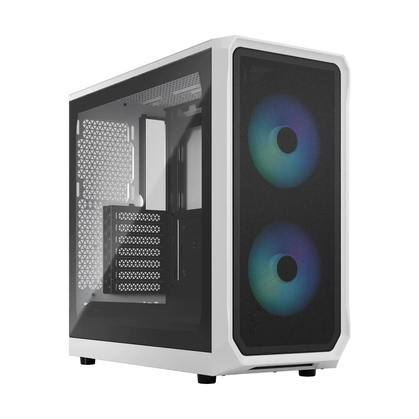 Fractal Design | Focus 2 | Side window | RGB White TG Clear Tint | Midi Tower | ATX