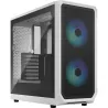 Fractal Design | Focus 2 | Side window | RGB White TG Clear Tint | Midi Tower | ATX