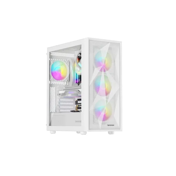 Genesis Gaming PC Case | Diaxid 605 ARGB | White | Midi Tower