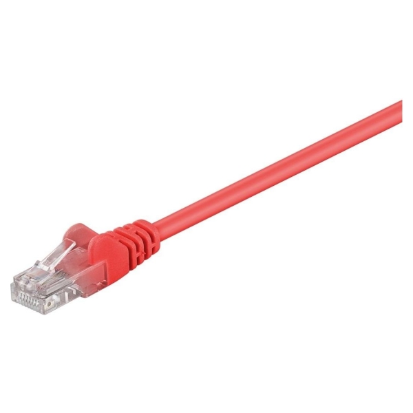 Goobay | CAT 5e patch cable, U/UTP, Red, 10 m | 68349