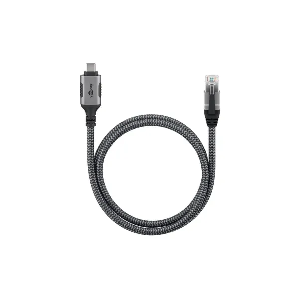 Goobay | USB-A 3.1 to RJ45 Ethernet Cable, 1 m | 70696 | Black