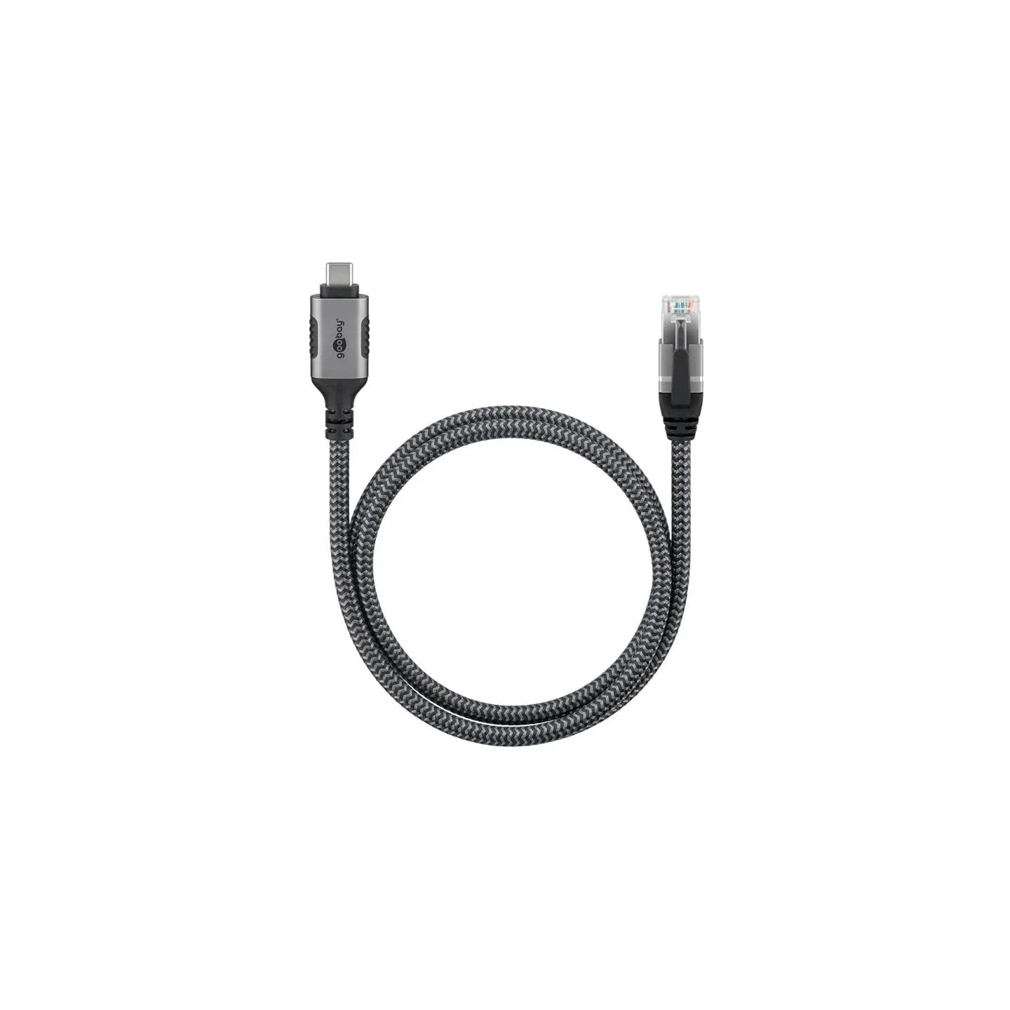 Goobay | USB-A 3.1 to RJ45 Ethernet Cable, 1 m | 70696 | Black