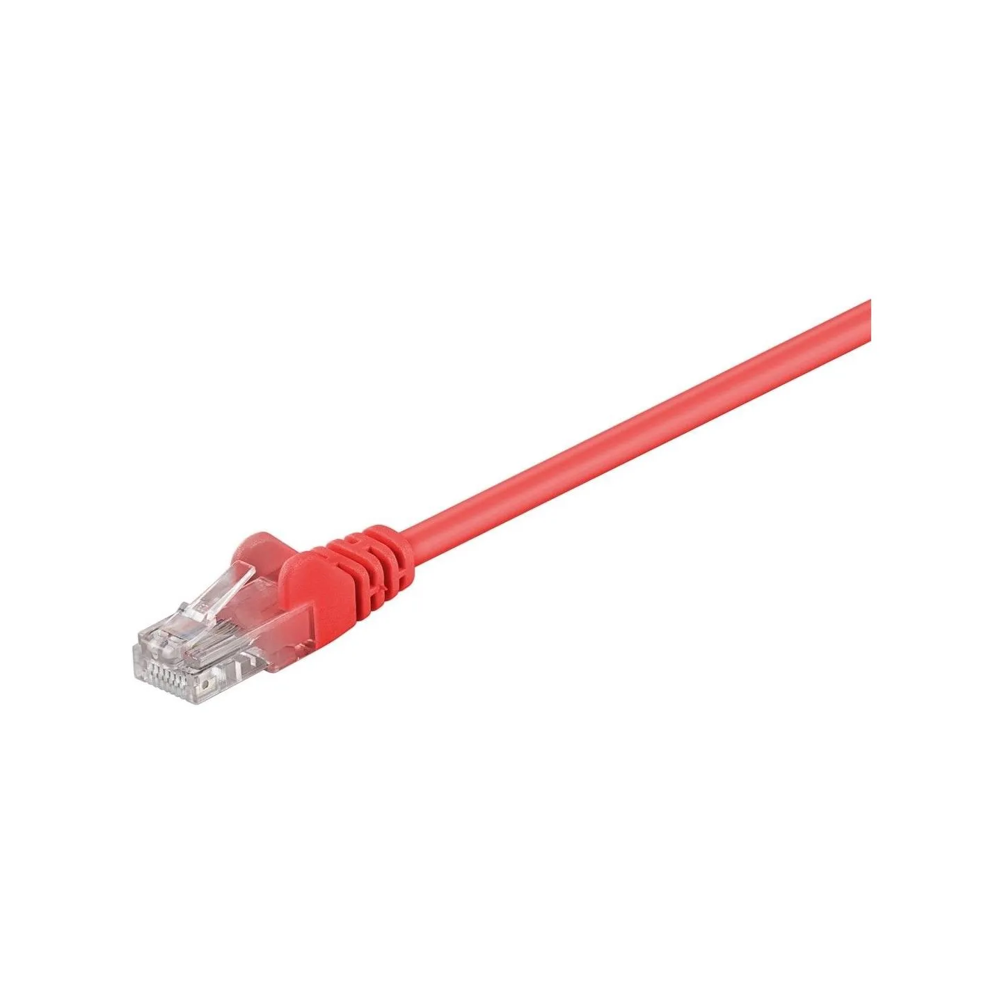 Goobay | CAT 5e patch cable, U/UTP | 68369 | Red RJ45 male (8P8C) | RJ45 male (8P8C)