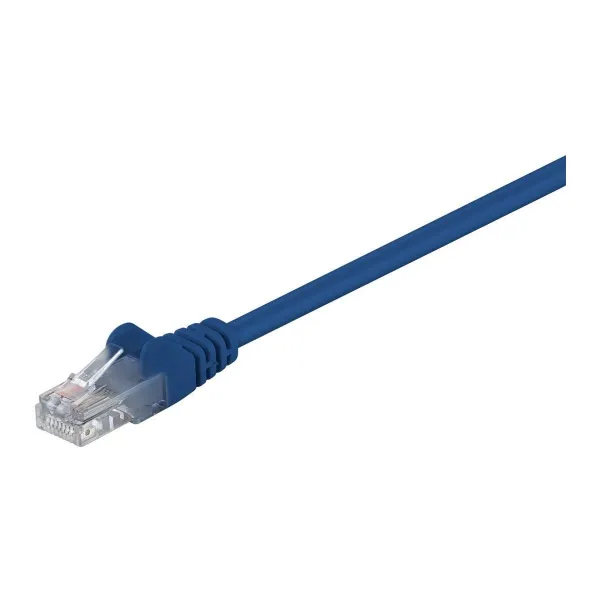Goobay | CAT 5e patch cable, U/UTP | 68345 | Blue RJ45 male (8P8C) | RJ45 male (8P8C)