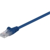 Goobay | CAT 5e patch cable, U/UTP | 68345 | Blue RJ45 male (8P8C) | RJ45 male (8P8C)