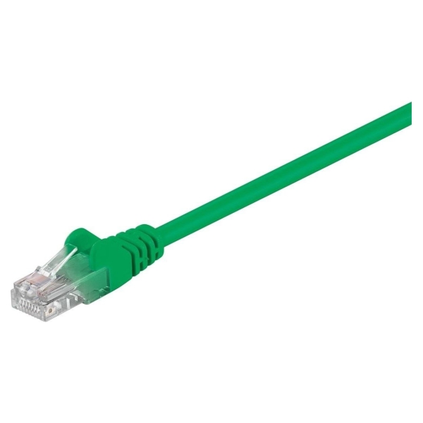 Goobay | CAT 5e patch cable, U/UTP | 68338 | Green RJ45 male (8P8C) | RJ45 male (8P8C)