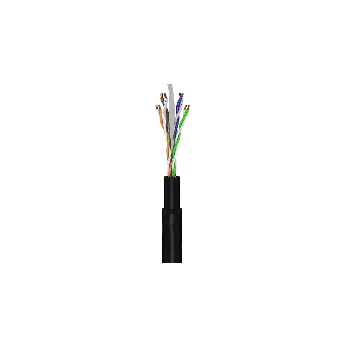 Goobay | CAT 6 Outdoor-patch cable, U/UTP | 94393 | Black RJ45 male (8P8C) | RJ45 male (8P8C)
