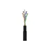 Goobay | CAT 6 Outdoor-patch cable, U/UTP | 94393 | Black RJ45 male (8P8C) | RJ45 male (8P8C)