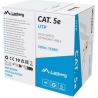 Lanberg | LAN Cable CAT.5E UTP 100M Solid CU Grey Fluke Passed | LCU5-12CU-0100-S