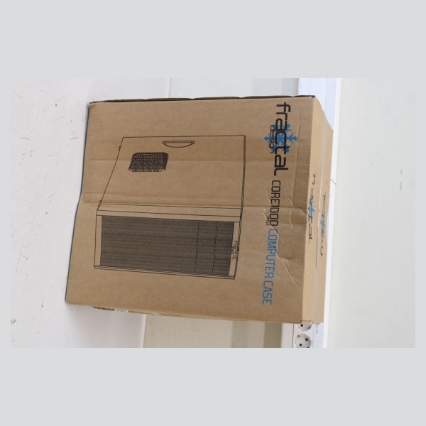 Fractal Design Core 1000 USB 3.0  |   Fractal Design | Core 1000 USB 3.0 | Black | Micro ATX | DAMAGED PACKAGING, BENT ON THE SI
