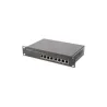 Digitus | 8-port Gigabit Ethernet Switch | DN-80114 | Unmanaged | Rackmountable | Power supply type Internal