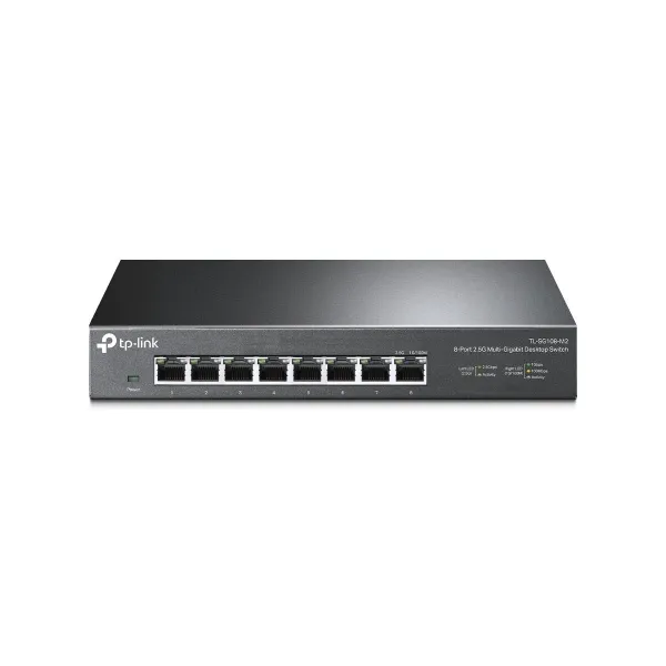 Tp-Link | 8-Port 2.5G Desktop Switch | TL-SG108-M2 | Unmanaged | Desktop | Power supply type External