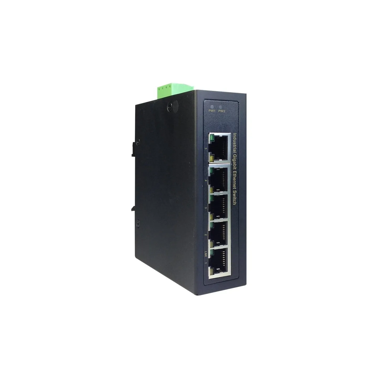 Digitus Industrial 5 Port Gigabit Switch | DN-651107 | Unmanaged | DIN rail mountable