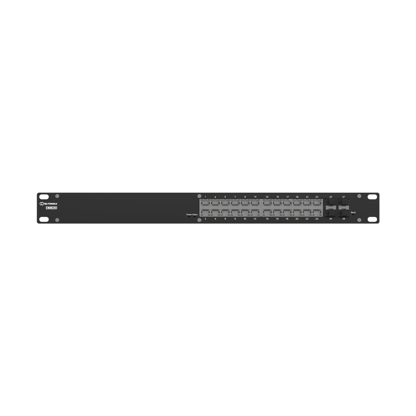 Teltonika Switch 24 x Gigabit Ethernet ports PROFINET and MRP support | SWM281 | Managed | Rackmountable | SFP ports quantity 4