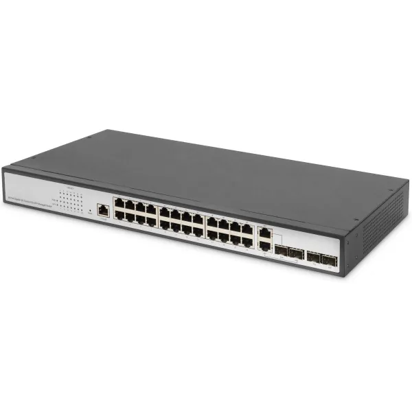 Digitus 24-Port Gigabit Switch | DN-80221-3 | Managed L2 | Desktop/Wall-mountable
