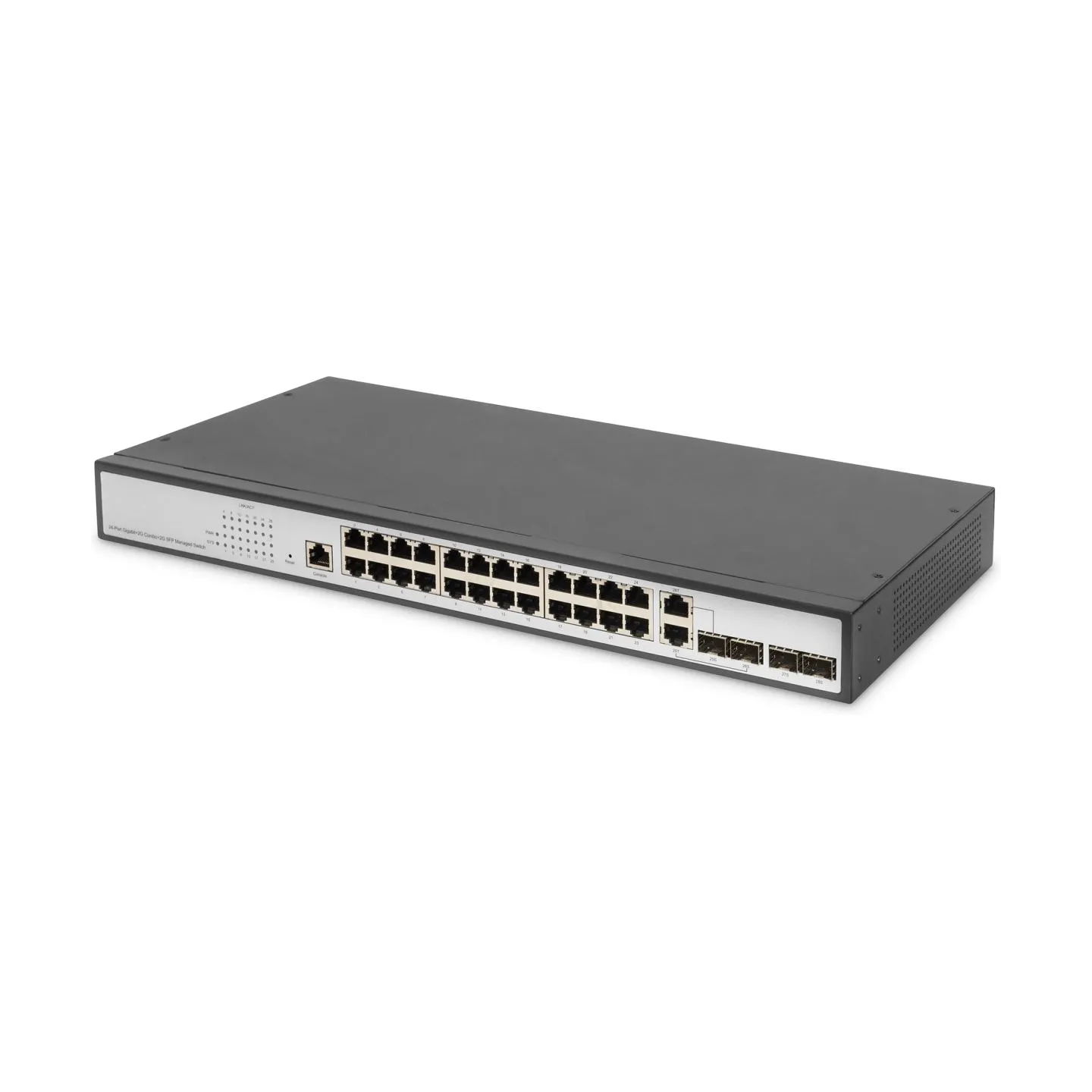 Digitus 24-Port Gigabit Switch | DN-80221-3 | Managed L2 | Desktop/Wall-mountable