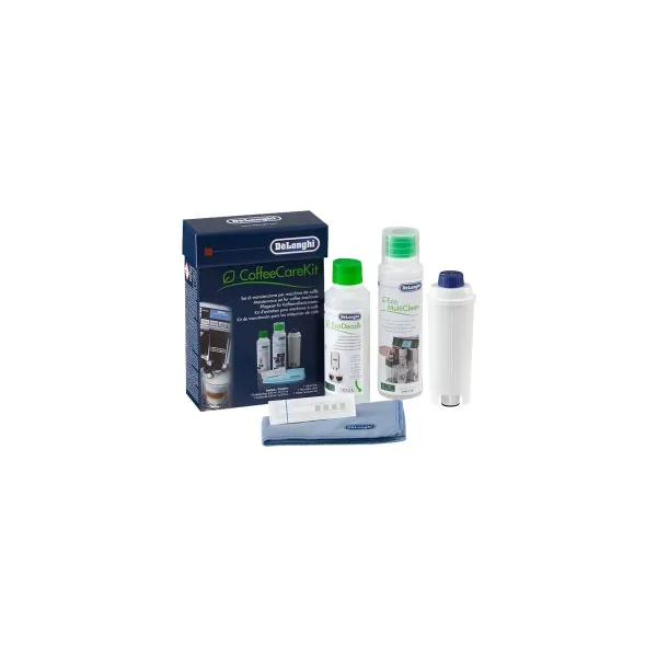 Delonghi | DLSC306 Maintenance Care Kit for Bean to Cup & Espresso Coffee Machines, includes five cleaning accessories
