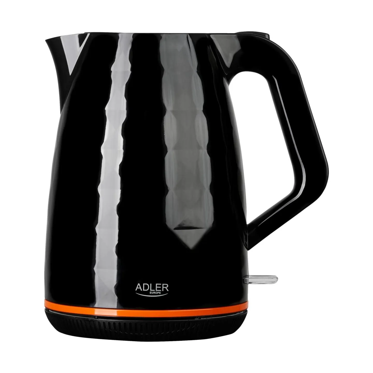 Adler | Kettle | AD 1277 | Standard | 2200 W | 1.7 L | Plastic | 360° rotational base | Black