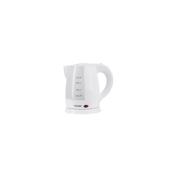 Mesko | Kettle | MS 1276 | Standard | 1600 W | 1 L | Plastic | 360° rotational base | White