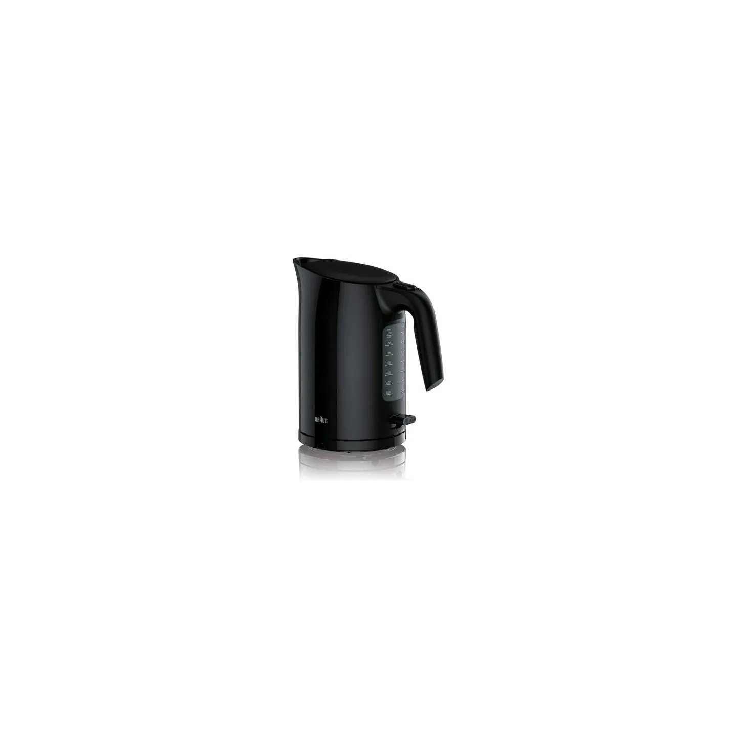 Braun | Kettle | WK3100BK PurEase | Standard | 2200 W | 1.7 L | Plastic | 360° rotational base | Black